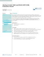 VICOR 3623 User Manual preview