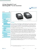 VICOR 4kW MegaPAC User Manual preview