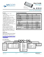 VICOR Maxi Series Datasheet preview