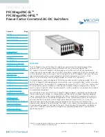 Preview for 1 page of VICOR PFC MegaPAC-EL User Manual