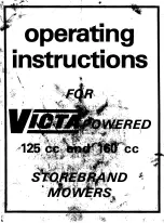 Preview for 1 page of Victa 125 cc Operating Instructions Manual