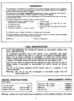 Preview for 2 page of Victa 125 cc Operating Instructions Manual