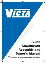 Preview for 1 page of Victa GCS464 Assembly And Owner'S Manual