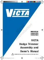 Предварительный просмотр 1 страницы Victa VHD2226 Owner'S Manual