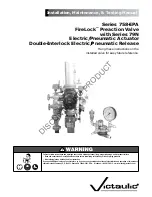 Предварительный просмотр 1 страницы Victaulic FireLock 758-EPA Series Installation, Maintenance, & Testing Manual