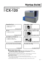 Victor Data Systems CX-120 Series Startup Manual preview