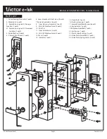 Предварительный просмотр 3 страницы Victor E Lock ER-043 Installation Instructions And User Manual