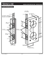 Предварительный просмотр 5 страницы Victor E Lock ER-043 Installation Instructions And User Manual