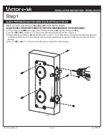 Предварительный просмотр 6 страницы Victor E Lock ER-043 Installation Instructions And User Manual