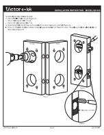 Предварительный просмотр 8 страницы Victor E Lock ER-043 Installation Instructions And User Manual