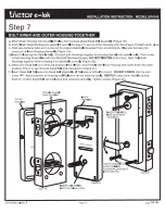 Предварительный просмотр 14 страницы Victor E Lock ER-043 Installation Instructions And User Manual