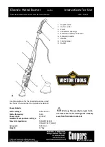 Preview for 1 page of Victor Tools MJHG017 Instructions For Use Manual