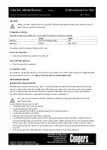 Preview for 2 page of Victor Tools MJHG017 Instructions For Use Manual