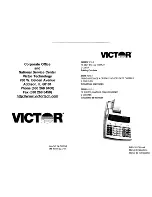 Preview for 1 page of Victor 1210-2 Series Instruction Manual