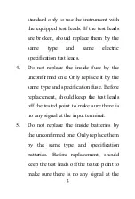 Preview for 4 page of Victor 297030 Operation Manual