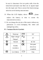 Предварительный просмотр 7 страницы Victor 6056B User Manual