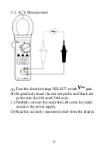 Предварительный просмотр 15 страницы Victor 6056B User Manual