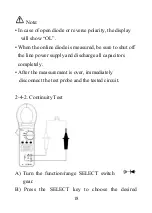 Предварительный просмотр 20 страницы Victor 6056B User Manual