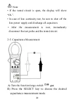 Предварительный просмотр 22 страницы Victor 6056B User Manual