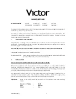 Предварительный просмотр 1 страницы Victor BANQUETLINE BL25H1 Manual