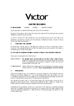 Preview for 1 page of Victor HD60RU Manual