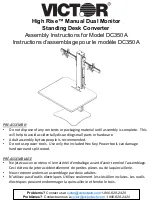 Victor High Rise DC350A Manual preview