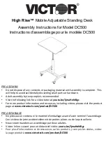 Предварительный просмотр 1 страницы Victor High Rise DC500 Assembly Instructions