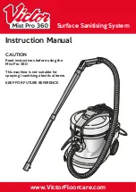 Preview for 1 page of Victor Mist Pro 360 Instruction Manual