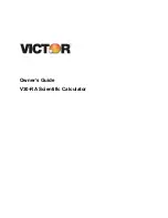 Предварительный просмотр 1 страницы Victor V30-RA Owner'S Manual