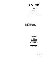 Preview for 1 page of Victor VCT11802 Instruction Manual