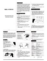 Victor VICTOR303B Instruction Manual preview