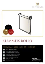 Victoria M KLEMMFIX ROLLO Original Assembly Instructions preview