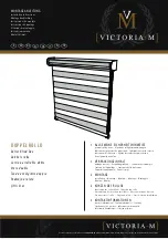 Victoria M Roller Blind Duo Installation Instructions preview