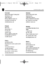 Preview for 18 page of Victorinox 24832 Instructions And Warranty