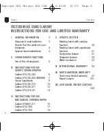 Предварительный просмотр 3 страницы Victorinox 251.262 INVERSE Instructions Manual