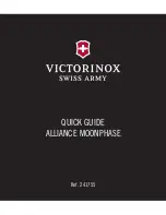 Victorinox ALLIANCE MOONPHASE Quick Manual предпросмотр