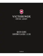 Preview for 1 page of Victorinox chrono classis 1/100 Quick Manual