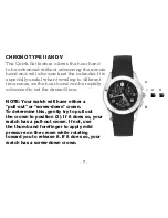 Предварительный просмотр 8 страницы Victorinox CHRONOGRAPHS Watch Basic Operating Instructions Manual