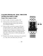 Предварительный просмотр 47 страницы Victorinox CHRONOGRAPHS Watch Basic Operating Instructions Manual