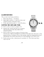 Предварительный просмотр 49 страницы Victorinox CHRONOGRAPHS Watch Basic Operating Instructions Manual