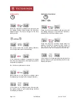 Preview for 2 page of Victorinox Expedition Lite Operating Instructions Manual