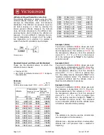 Preview for 4 page of Victorinox Expedition Lite Operating Instructions Manual