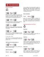 Preview for 7 page of Victorinox Expedition Lite Operating Instructions Manual