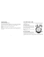 Preview for 6 page of Victorinox POCKET WATCH Manual