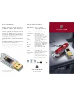 Preview for 1 page of Victorinox SwissFlash 4.6021.26G1 Technical Specifications