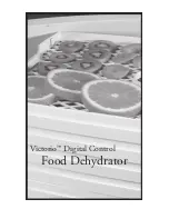 Victorio Food dehydrator Operating Instructions Manual предпросмотр