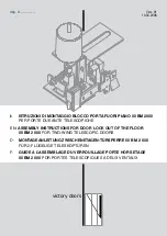 victory doors 00 BM 2 000 Assembly Instructions Manual preview