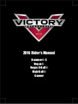 Victory Motorcycles 2005 Vegas Rider'S Manual предпросмотр