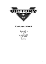 Предварительный просмотр 3 страницы Victory Motorcycles 2005 Vegas Rider'S Manual