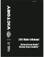 Victory Motorcycles 2011 Cross Country Rider'S Manual preview